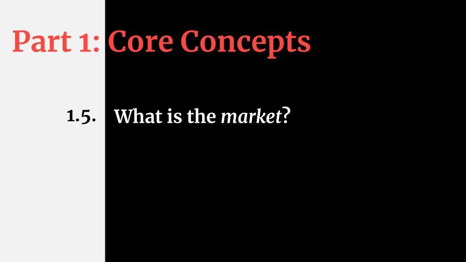 1.5. What is the market?