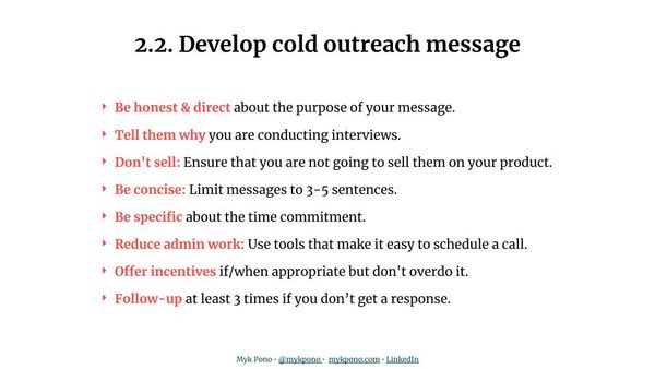 Course 2.2: Customer Interviews | Building Your Cold Outreach Strategy