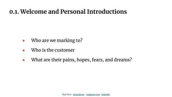 Course 0.1: Customer Interviews | Welcome and Introduction